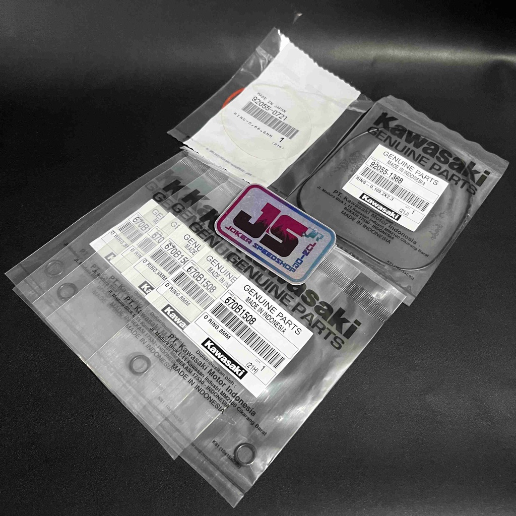 ORING HEAD NINJA ORING SET ORING MERAH HITAM BESAR HITAM KECIL NINJA SEAL SIL ORING O RING BLOK HEAD