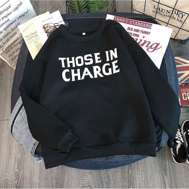 Those in charge sweater pakaian wanita fashion remaja