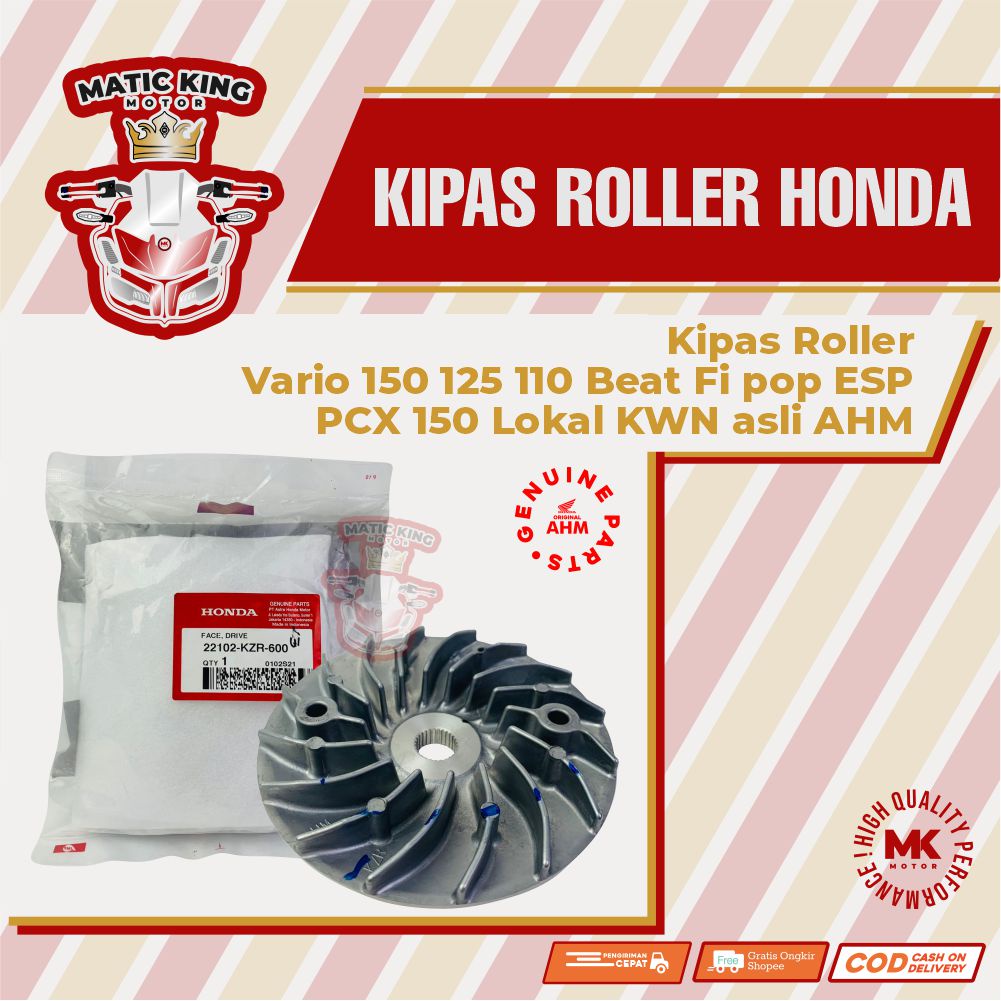 Kipas Rumah Roller Vario Beat Genio Deluxe Scoopy  PCX ADV Fi pop ESP Street 110 115 125 150 160 2020 2021 Lokal KWN K44 K35 K36 K97 K0J asli AHM