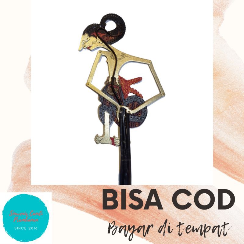 (BISA COD) WAYANG KULIT RADEN ARJUNA CAPERAN SUPER HALUS HARGA PER PCS KUALITAS EKSPORT