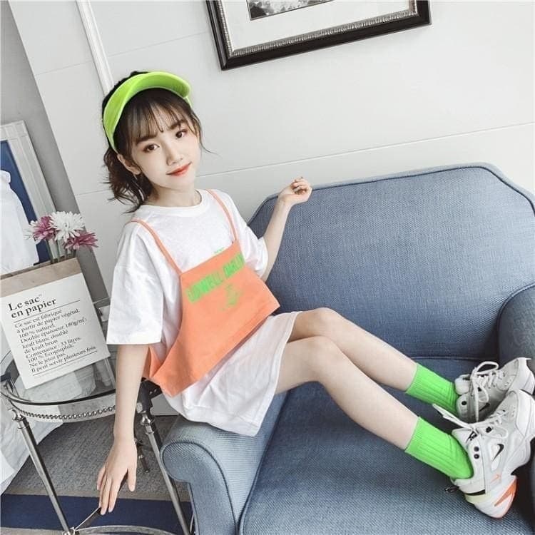 Promo !! Dress Anak Perempuan Simple / Dress Anak Perempuan Cool / Baju Anak Lowell darling import   3-6thn