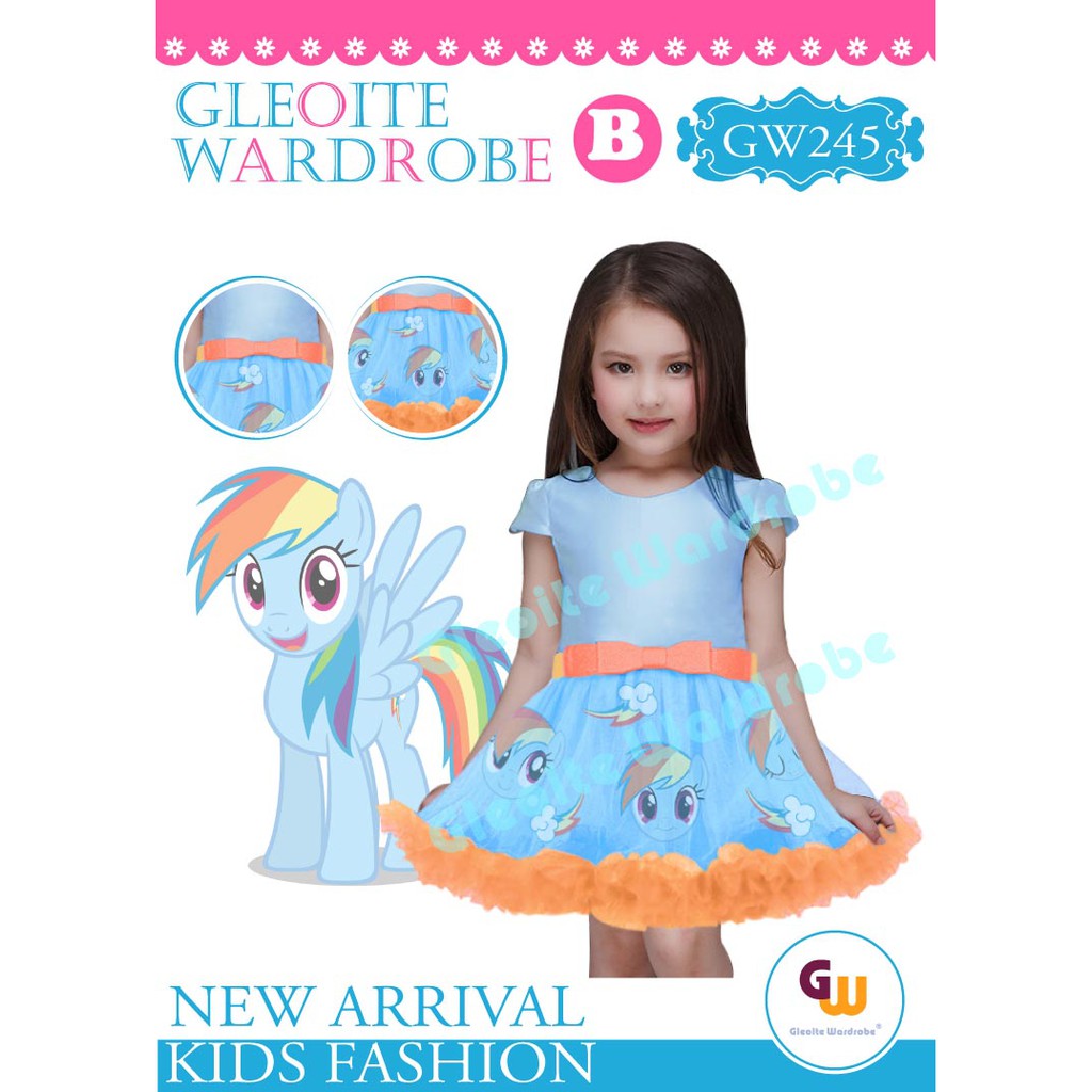 GW245 DRESS LITTLEPONY FROZEN TEEN