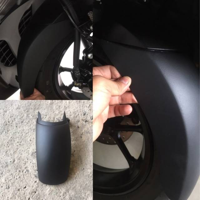 New Mud Flap Sambungan Spakbor Depan Nmax,Aerox Bahan Plastik Abs