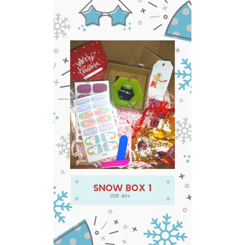 

Snow Box - hampers / kotak natal / christmas box / kado natal