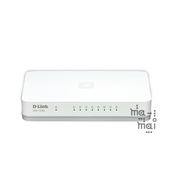 D-Link Switch DGS-1008A 8-port 10/100/1000Mbps Unmanaged Switch plasti