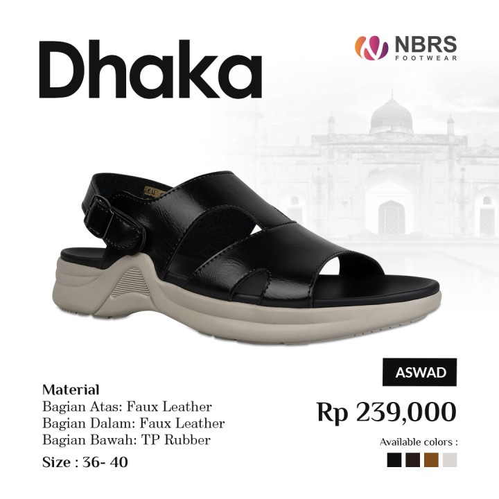 Sepatu Sandal Dhaka - Sepatu Sandal Wanita Nibras Footwear