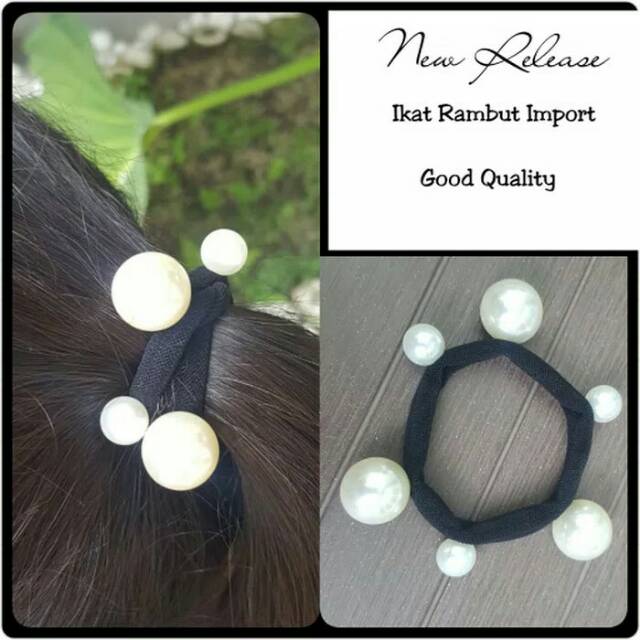 IKAT RAMBUT KOREA MUTIARA GOOD QUALITY - IKAT RAMBUT IMPORT