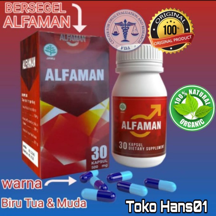 DISKON SPESIAL OBAT ALFAMAN ASLI UNTUK PRIA | ALFAMAN HERBAL ORIGINAL TERBARU