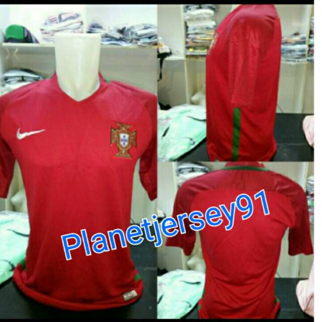 Jersey Portugal Home Euro 2016 Shopee Indonesia