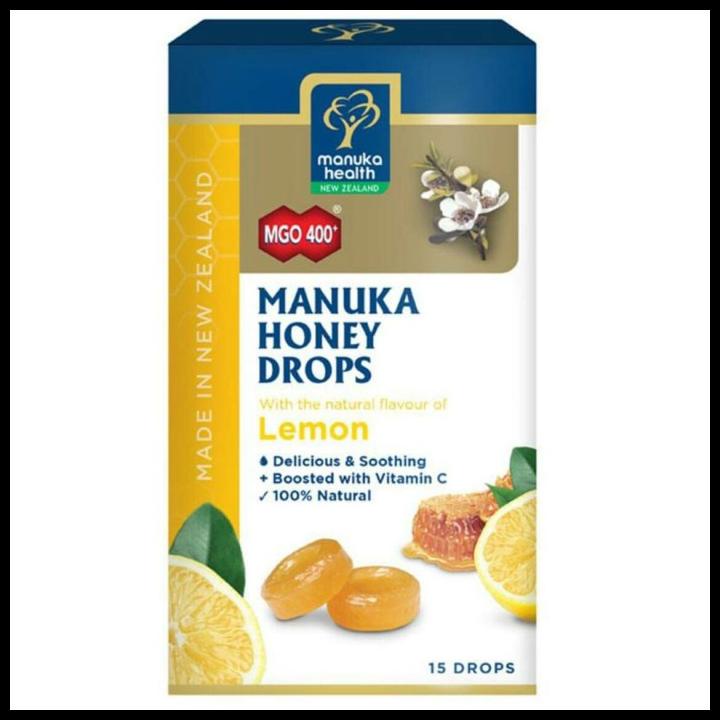 

Manuka Health Honey Drop(15 Drops) Mgo 400 With Lemon Flavor Permen