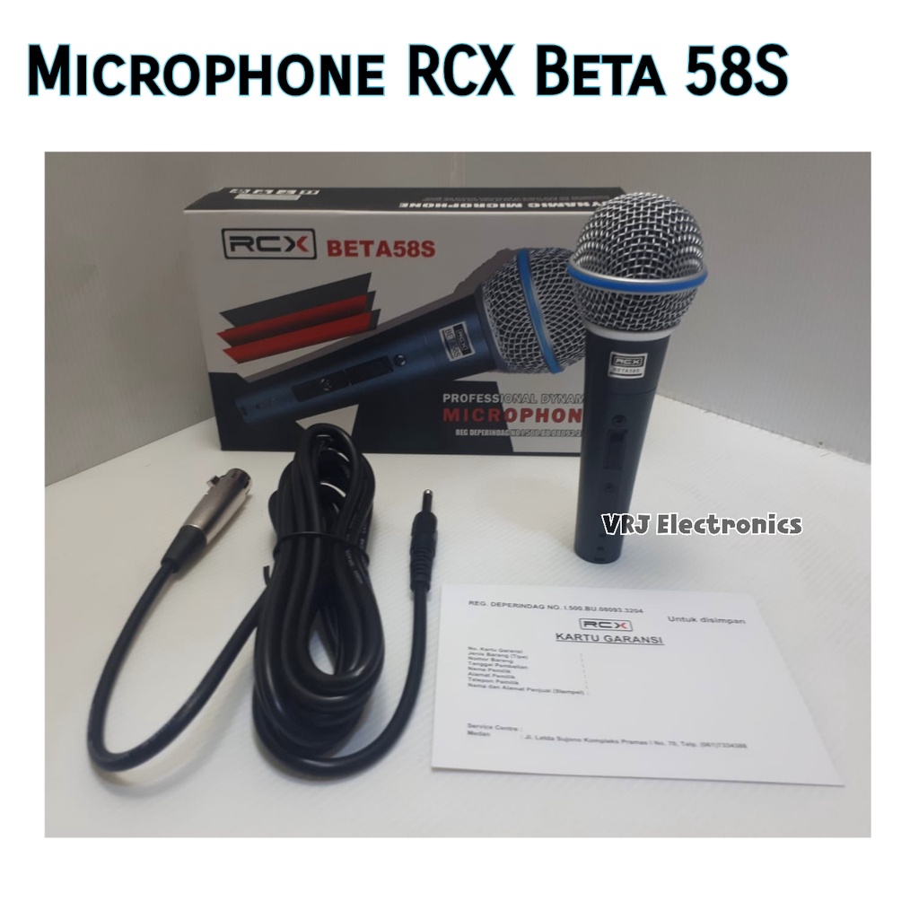 Mic Kabel RCX Beta 58s Cable Microphone Beta58s