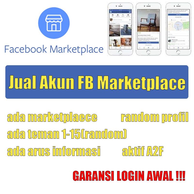 akun FB facebook A2F akun BM account fb marketplace link BM akun iklan ADS advertising garansi akun kosongan akun lebih kuat Business Manager