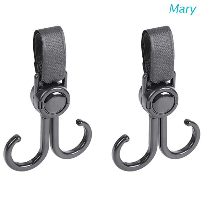 Mary 2pcs Kait Gantungan Stroller Bayi Adjustable Untuk Outdoor / Travel