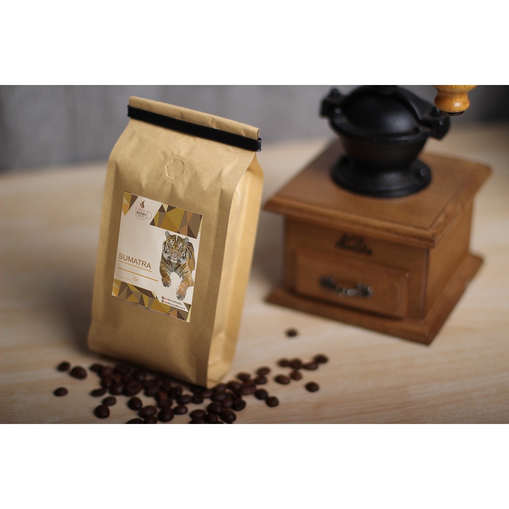 

(Biji / Bubuk) 250g Kopi Arabica - Sumatera Kerinci - Red Berry Coffee Roastery - Indonesian Coffee