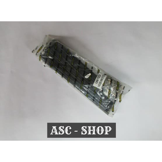 Jari Jari Spoke Ruji Sepeda 26 Hitam Stainless United 144 pcs