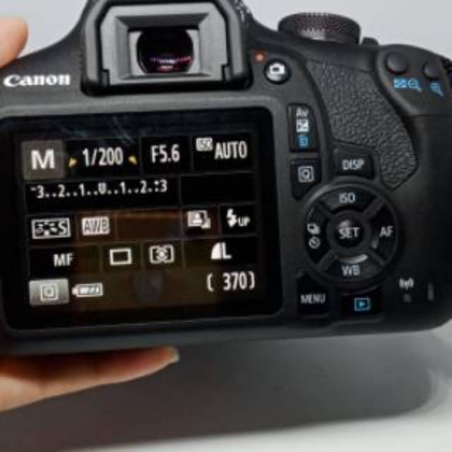 Canon DSLR tipe 1500D like new