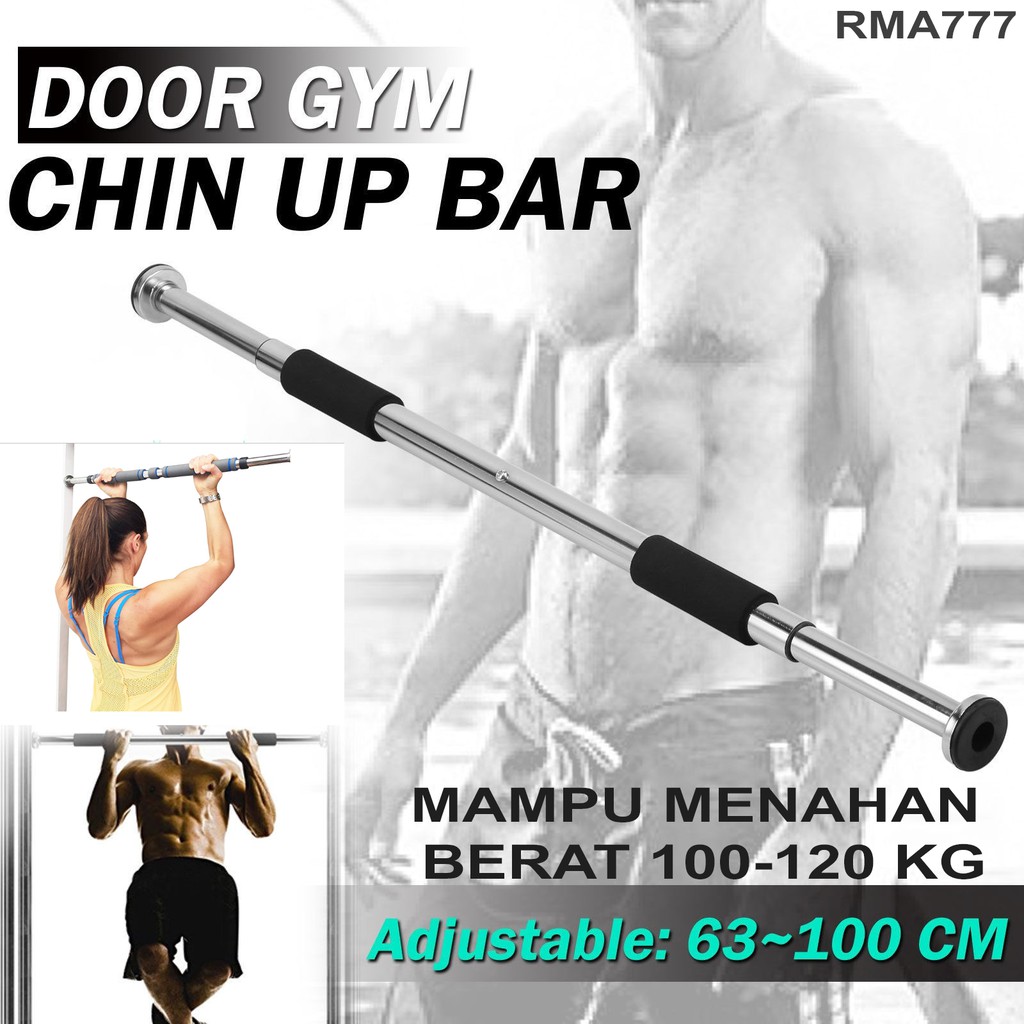 Tiang Pull Up Bar Iron Gym Fitness Door Chin Up Doorway Gym Bar Fitnes Gym Bar Fitness Bar Shopee Indonesia