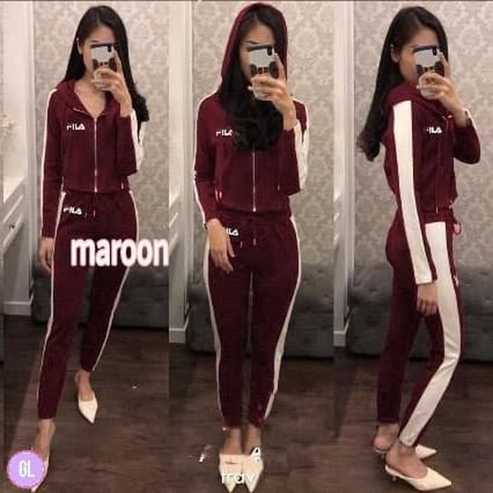Stelan training wanita filhod | baju senam wanita cantik | Stelan training wanita IMPORT