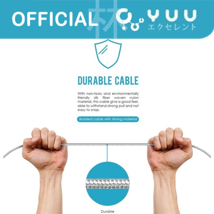 Yuu YCBM01C Data Cable Type-C 2.4A