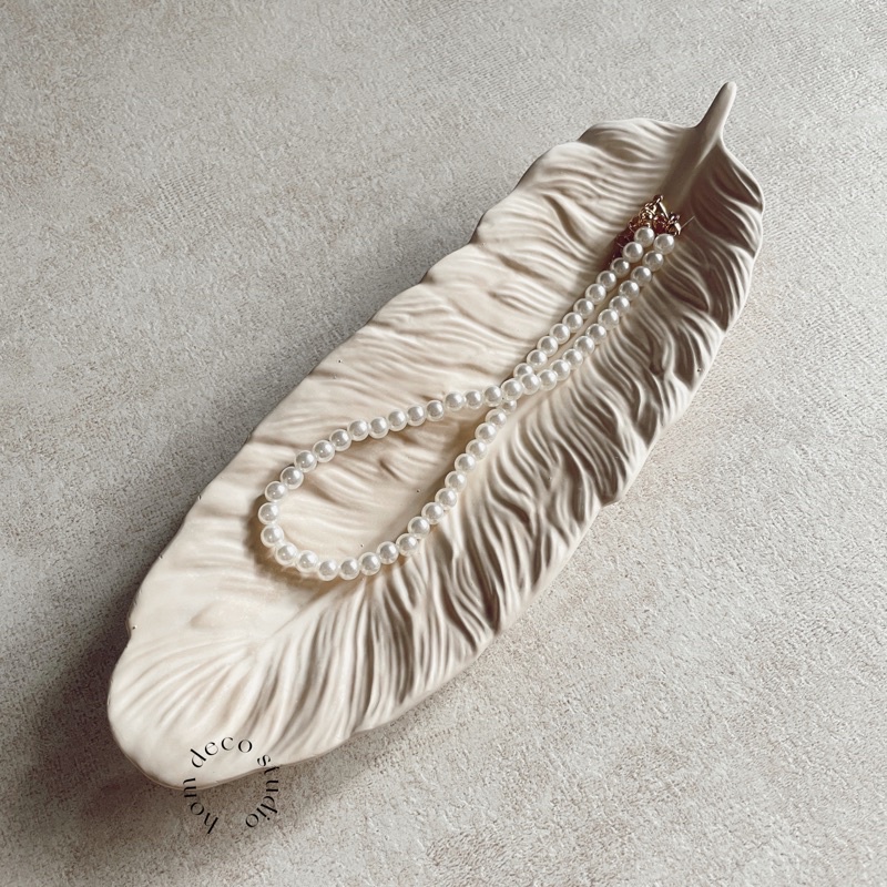 Feather Tray | Jewelry Tray | Accessories Tray | Props foto | Pajangan Aesthetic | Custom Tray | Jew