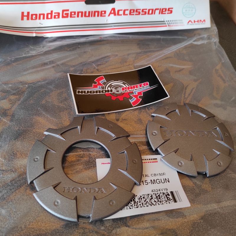 Cover Mesin Crank Case Gun Metal New CB150R LED Original Aksesoris Honda