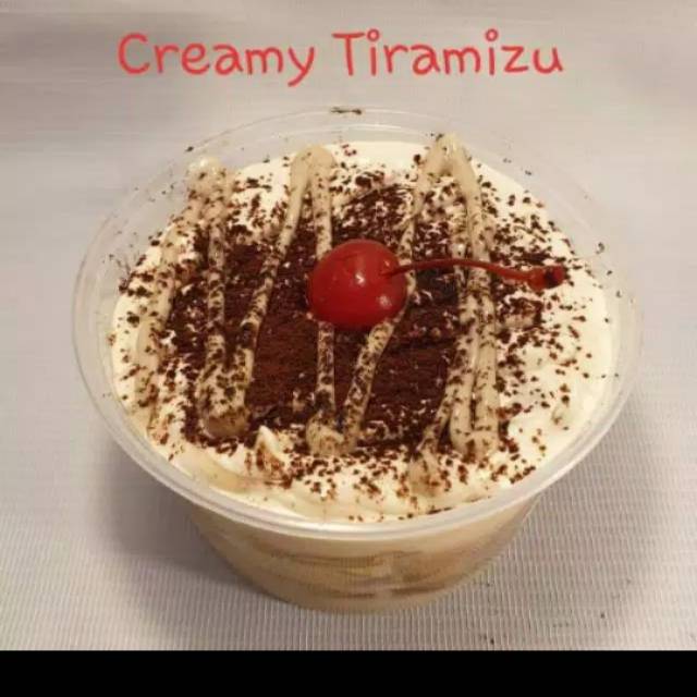 

Creamy tiramisu