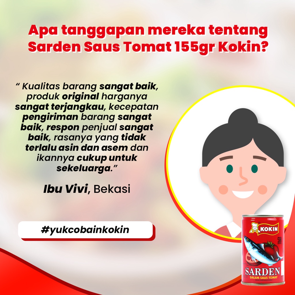 

2Xbtygneal Sakha Snack ) Ikan Sarden Kaleng Saus Tomat Makanan Siap Saji Halal 425 Gram - Kokin