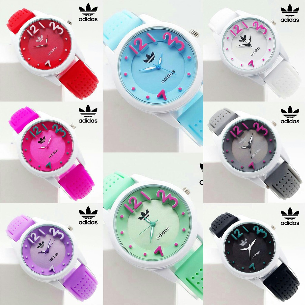 Termurah Jam Murah/Jam Branded/Jam Rubber/Jam Adidas Rubber