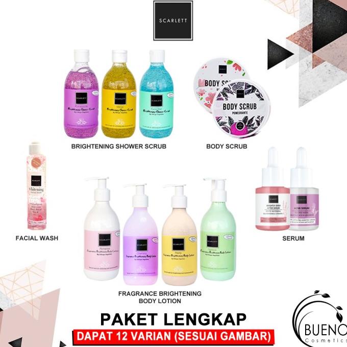 PAKET SEMUA PRODUK ALL PRODUCT SCARLETT WHITENING