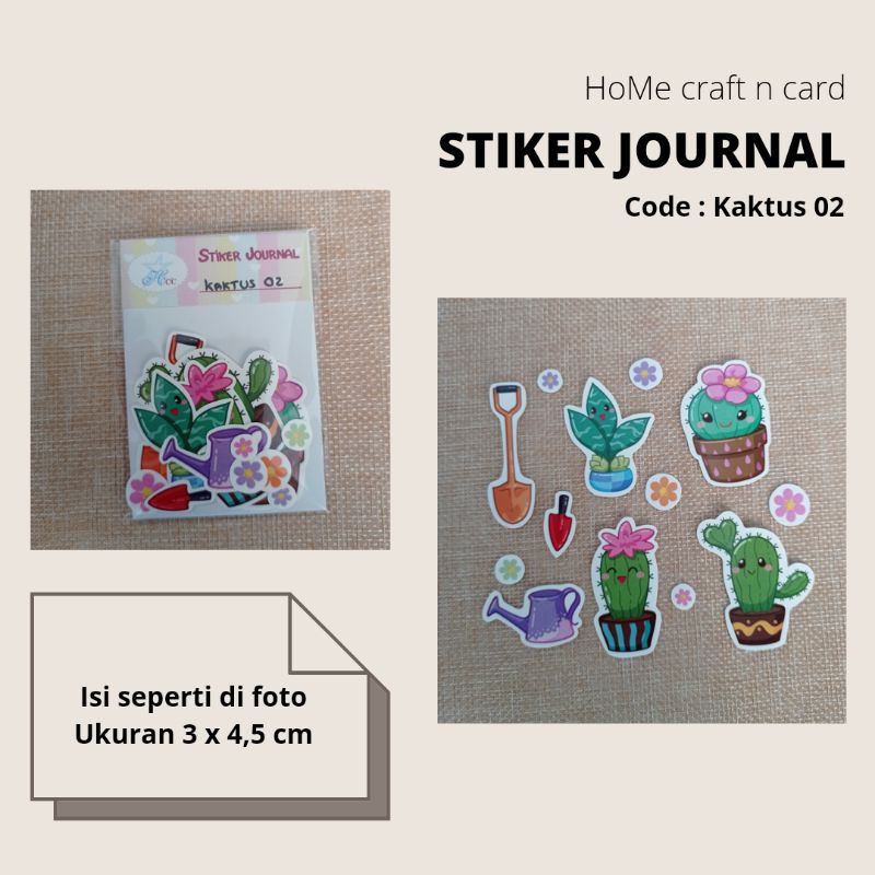 

stiker kaktus 02 journal