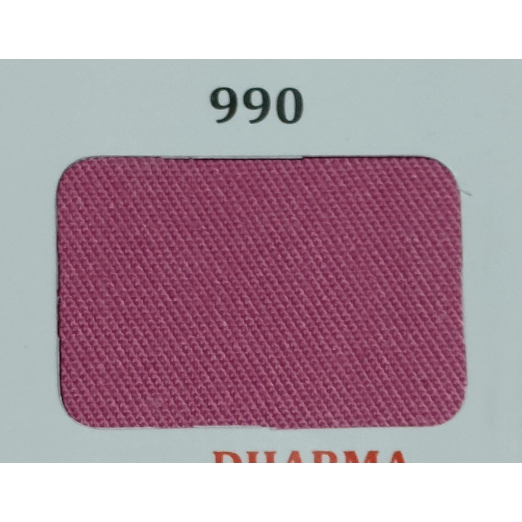 Kain Unione Drill Meteran Bahan Seragam Original, Kode 990 Warna Merah Muda / Pink Dusty