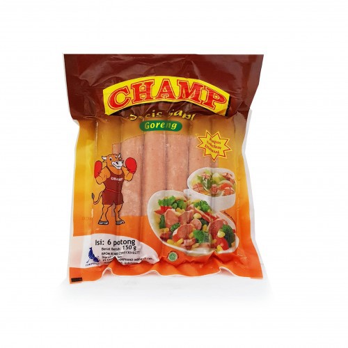 Champ Beef Sausage / Sosis Sapi 6pcs 150gr