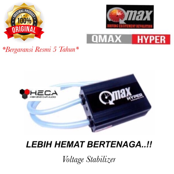QMAX HYPER Voltage Stabilizer Q-MAX Volt VS Penghemat BBM, BERTENAGA (GARANSI 5 THN)