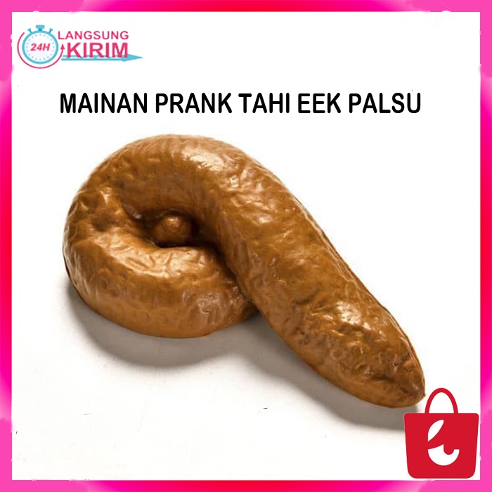 [Ready Stock] Mainan jail usil Gag Prank Squishy Eek Palsu Poop Poo Pup Toy Tahi Tai Kotoran