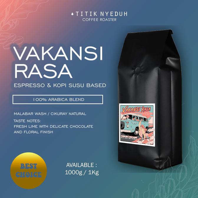 

VAKANSI RASA ESPRESSO BLEND 100% ARABICA 1kg