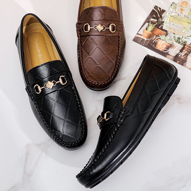 Sepatu Pria Loafers Casual Modis Sepatu Kerja Cowok Import Slip On Trendy Nyaman Dipakai Harga Murah