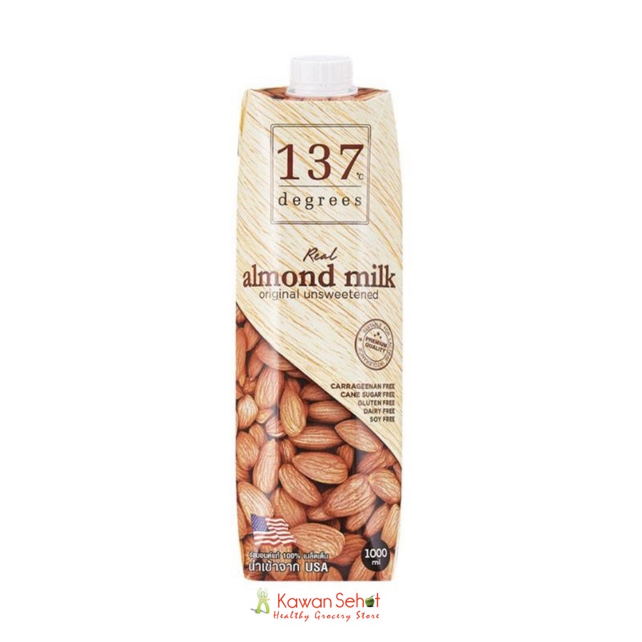 

137 Degrees Real Almond Milk Original Unsweetened 1 liter