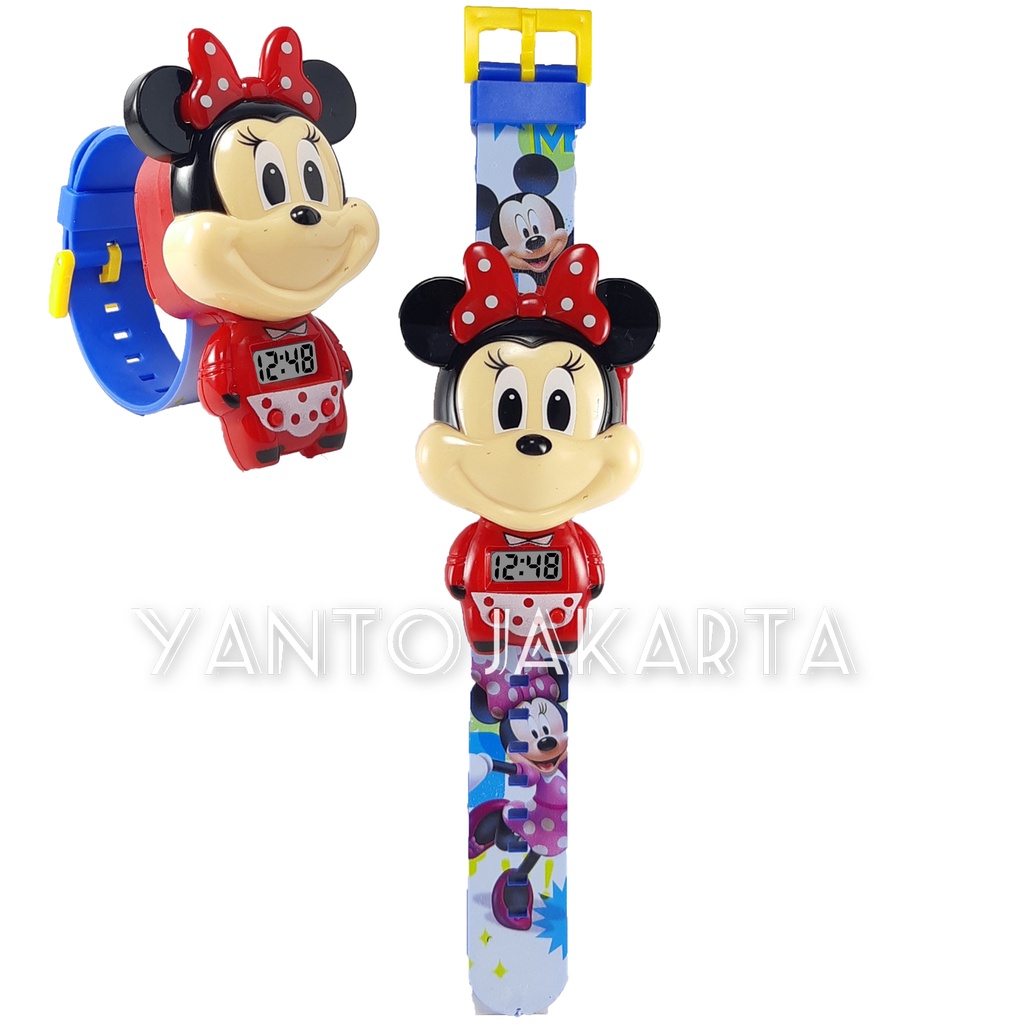 JAM TANGAN ANAK PEREMPUAN JACKPOT KARAKTER MINNIE