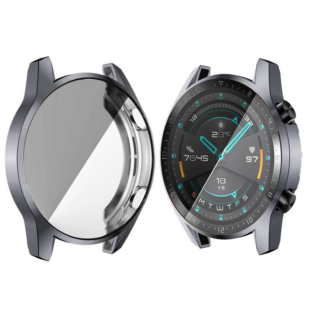 Casing Pelindung bumper Plating Silikon 46mm Untuk huawei watch gt2 gt 2 gt 46 mm gt2 pro e gt2e