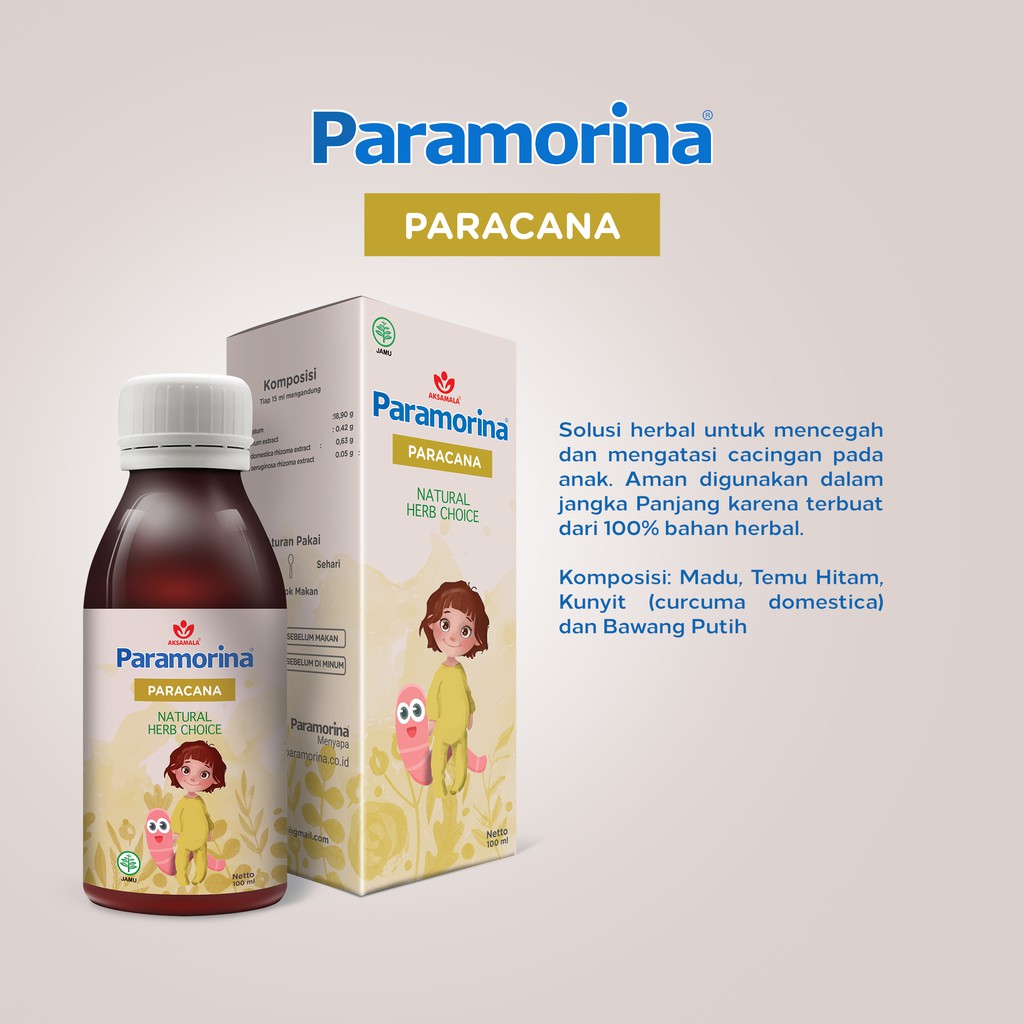 Paramorina Madu Herbal Anak Vitabumin Paramorina Paket 3 Pcs