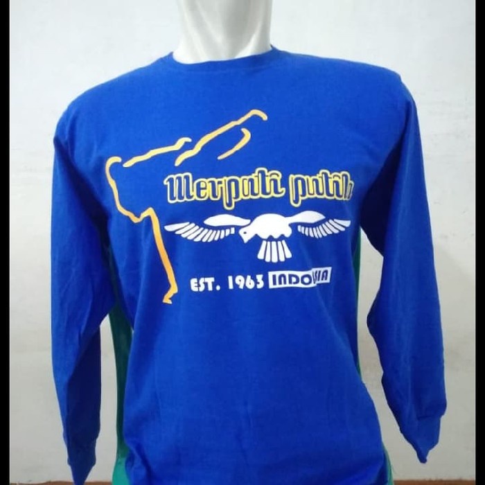 kaos lengan panjang/t shirt/baju keren PENCAK SILAT MERPATI PUTIH 02