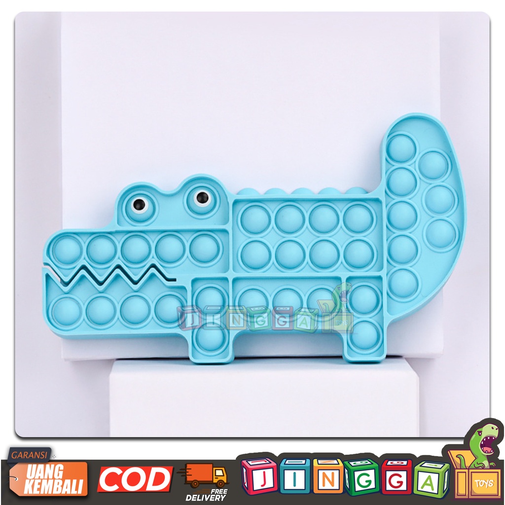 PUSH POP IT FIDGET TOY BUBBLE SENSORY HEWAN. MAINAN SENSORIK SILIKON MURAH PENGHILANG STRESS ANAK-3