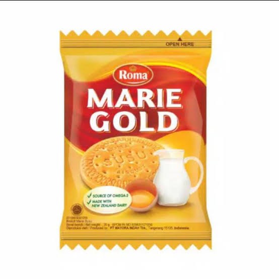 Biskuit Roma Marie Gold Formula Chocolate Sachet 20gr Susu Coklat Milk Biscuit Cemilan Camilan Snack Anak