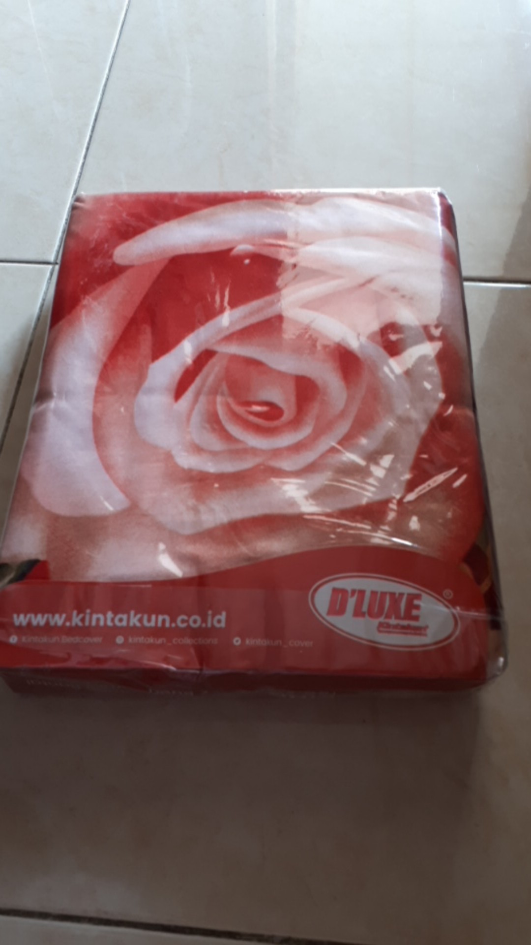 Ls Sprei Kintakun D Luxe 180x200 Cm King Size Motif Cactus