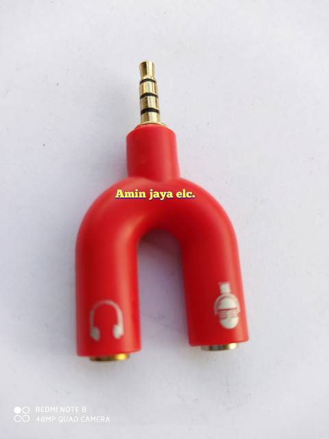 Spliter jack audio 3,5 model U