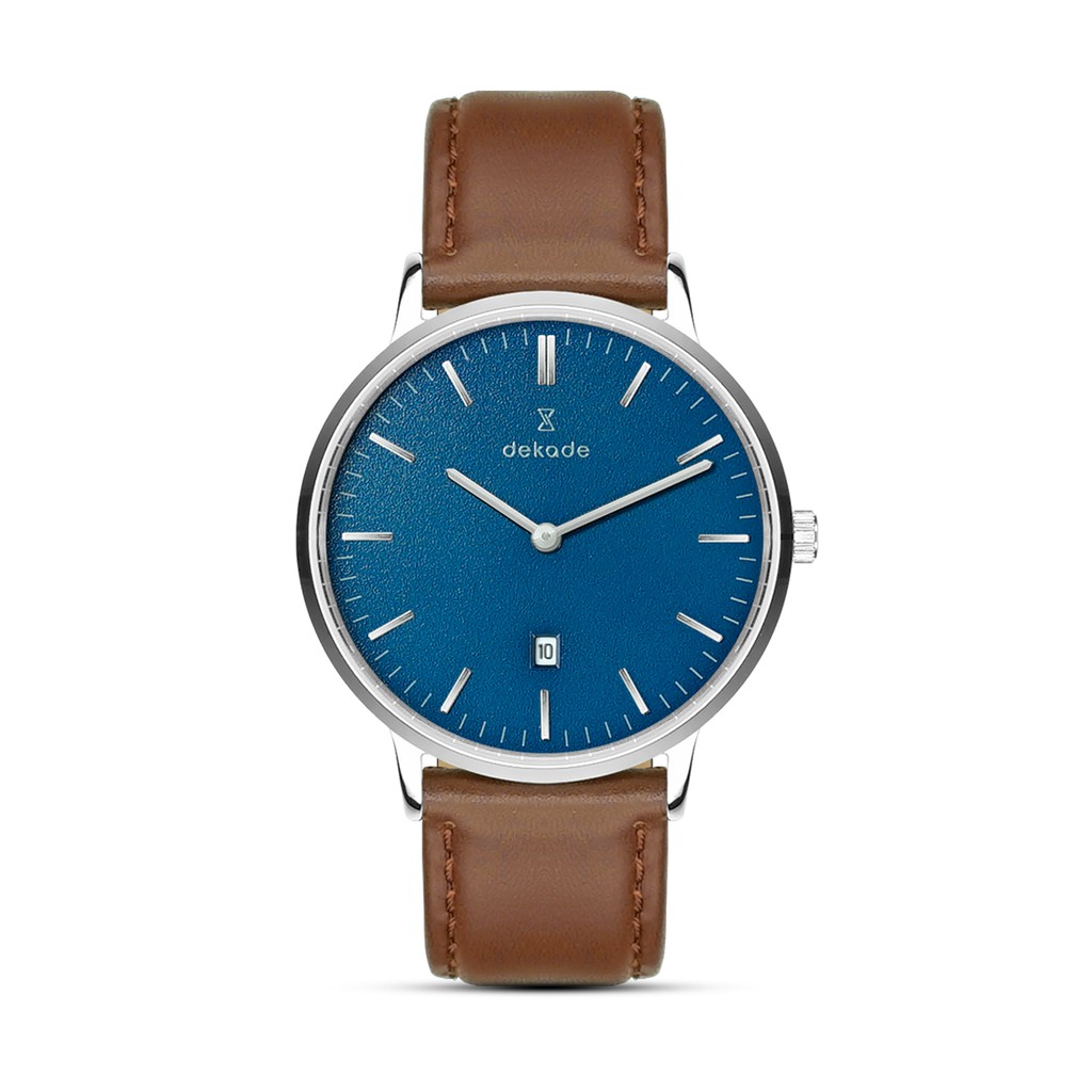 JAM TANGAN PRIA WANITA DEKADE TIME METROPOLIS SERIES – BLUE [TBL] BIRU WATER RESISTANT ORIGINAL