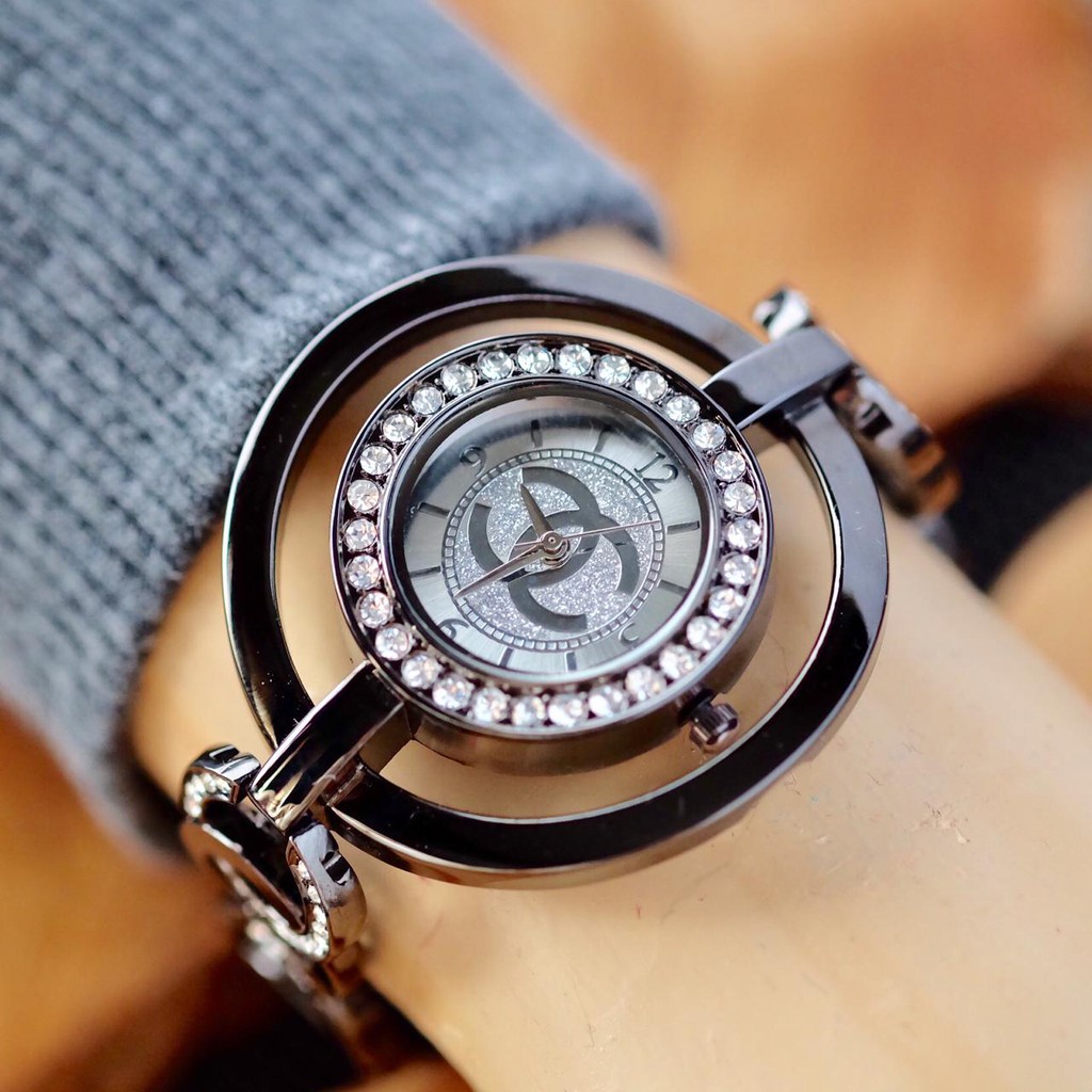 Jam Tangan Wanita Chanel Super Tali Rantai