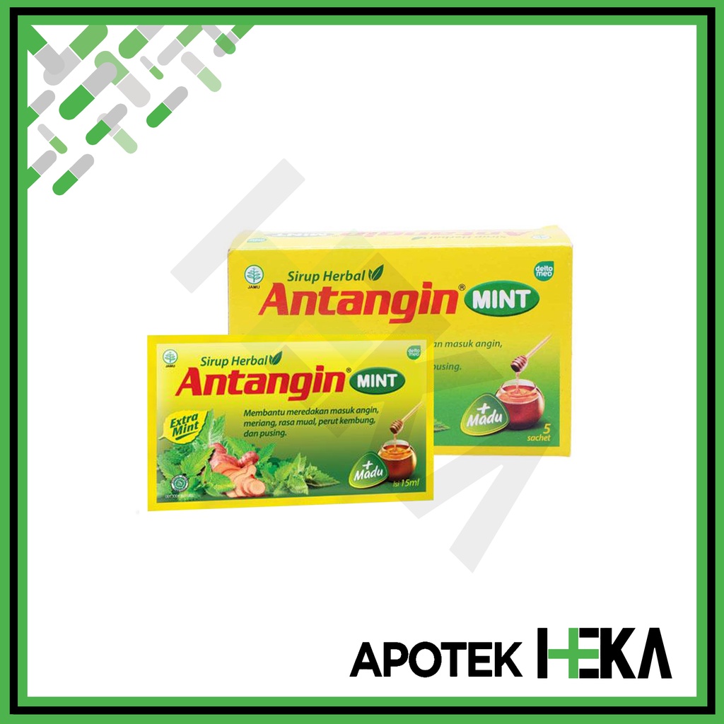 Antangin Mint + Madu 15 ml isi 5 Sachet - Meredakan Masuk Angin (SEMARANG)