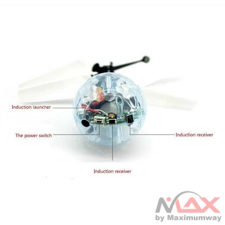 Bola Terbang Mainan seru Helikopter bola terbang kelap kelip warna warni Recharge USB Flying Ball Luminous Kid Flight Balls Electronic Infrared Induction Aircraft Remote Control Toys LED Light Mini Helicopter