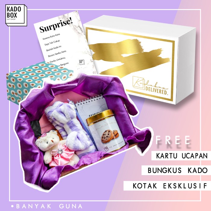 

Kado Wanita Parsel Unik Kadobox Paket Hadiah Custom Hampers Byk Guna - BARU